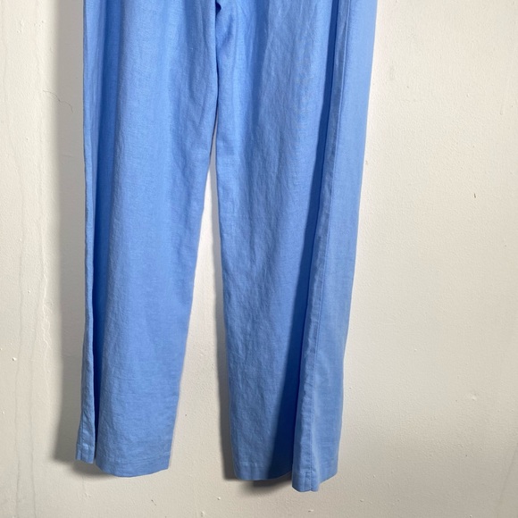 Abercrombie & Fitch Blue Two Piece Matching  Crop Top + Wide Leg Pants Medium - Picture 12 of 15